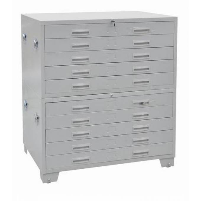 Planmate  Horizontal  Plan Cabinet ( A0 size ) - 10 Drawers