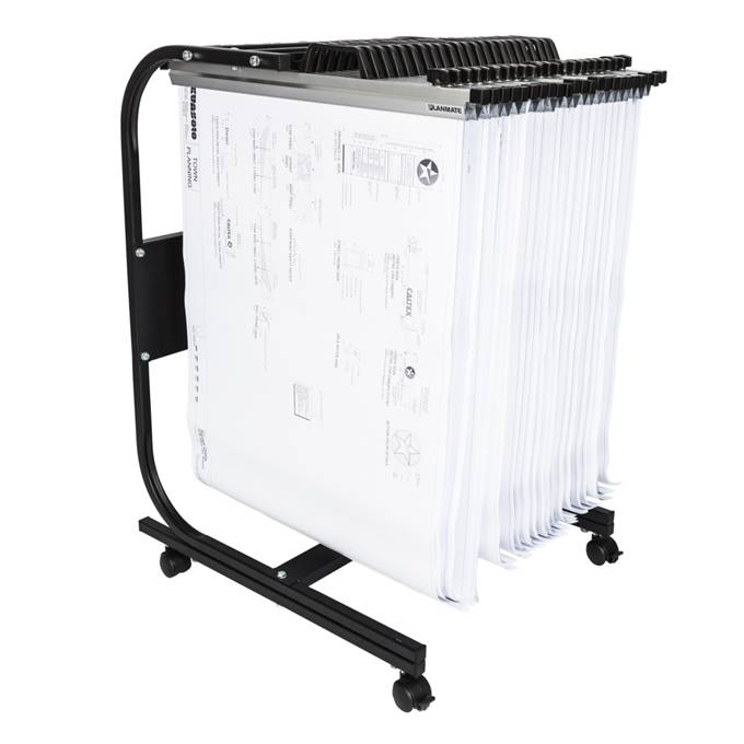 Universal A1 MAXI 24 Plan Trolley (24 Clamp Capacity)